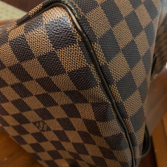 Authentic Louis Vuitton Damier Ebene Speedy 35. - Picture 13 of 16